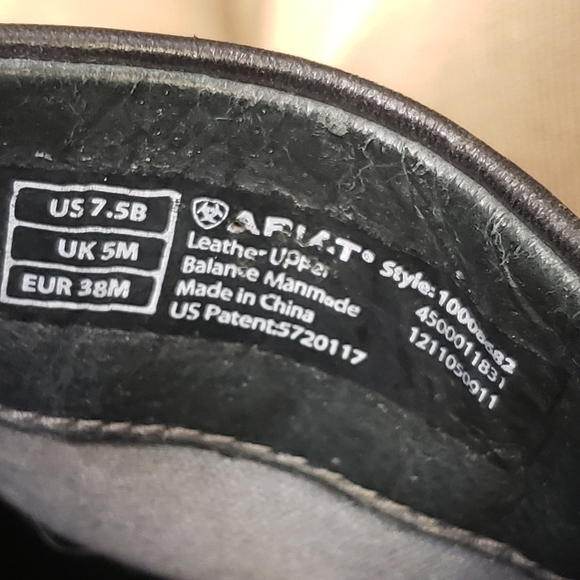 Ariat Womens Size 7.5 Slip On Leather Clogs - Picture 8 of 8